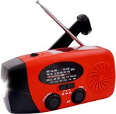 Bol.com NovaWare Noodradio Solar Opwindbaar - Powerbank Zonneenergie met 5000mAh - FM/AM - Noodpakket - Draagbare Radio – Batter... aanbieding