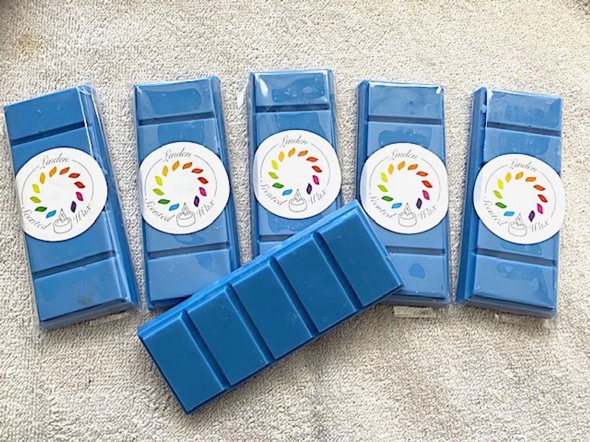 Waxmelts SAMURAI GOOD HABITS waxmelt aftershave geur - Linden - handgemaakt - 100% sojawax - aromatic - voor geurbrander - huisparfum -