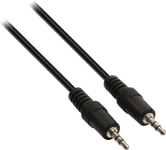 3,5mm Jack stereo audio kabel / zwart - 0,30 meter | bol.com