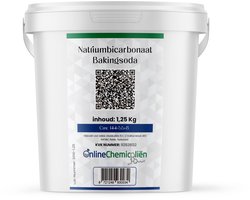 Online chemicalien – Baking Soda – 1.25 kg – Natriumbicarbonaat – Veelzijdig Gebruik