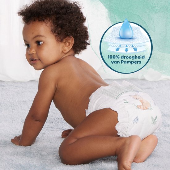 Pampers Harmonie Couches Taille 4 - 174 Couches - 9kg-14kg - Pack 1 Mois
