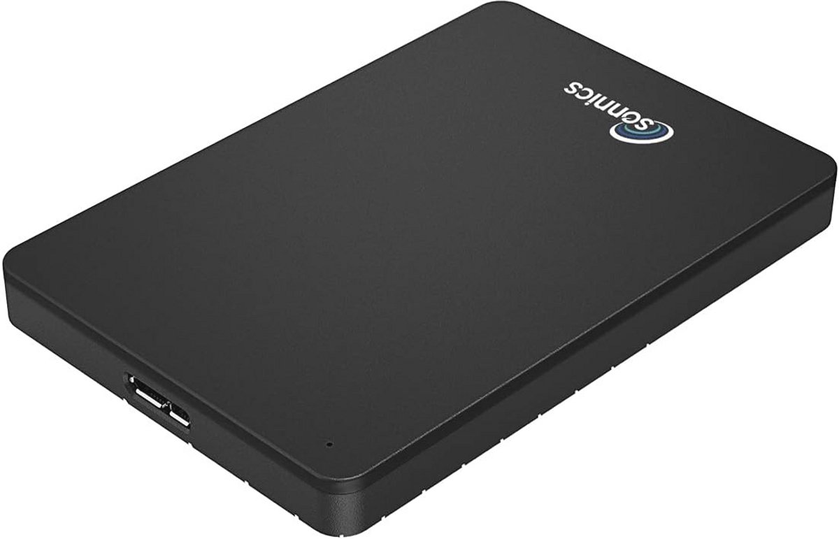 1TB Externe Draagbare Harde Schijf met USB 3.0 voor PC, Mac, Smart TV, XBOX ONE en PS4 - Zwart