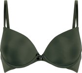 Hunkemöller Dames Lingerie Voorgevormde beugel bh Plunge - Groen - maat C75
