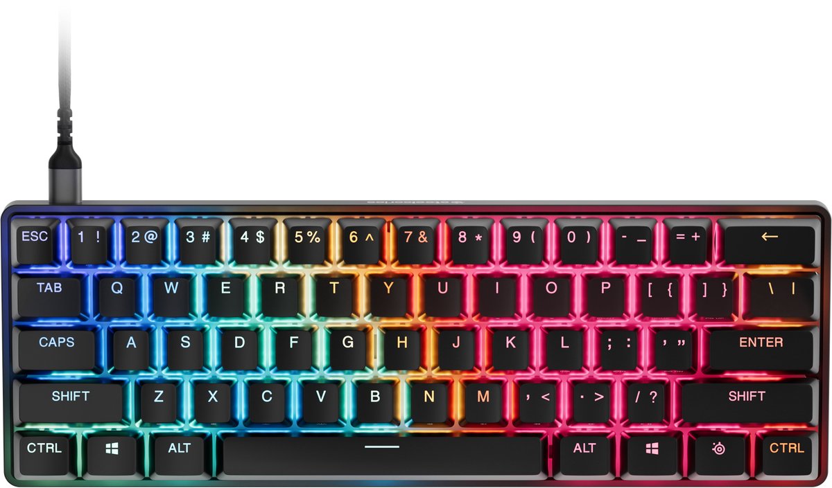 SteelSeries Apex Pro Mini Gen 3 - Mechanisch Gaming Keyboard - US Qwerty - Rapid Trigger, Rapid Tap, Protection Mode thumbnail 5