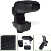 The Living Store Accoudoir Ford Fiesta MK7 (2009) - Réglable - Avec compartiment - Zwart - Matériau ABS
