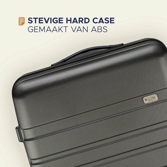 Stevige hardcase koffer van Princess Traveller, gemaakt van ABS.