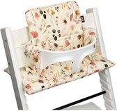 Stoelverkleiner TrippTrapp - Geschikt voor Stokke Tripp Trapp Kussenset - Kinderstoel Verkleiner - Perfecte Pasvorm - Geplastificeerd en Snel Schoon - Wilde Bloemen