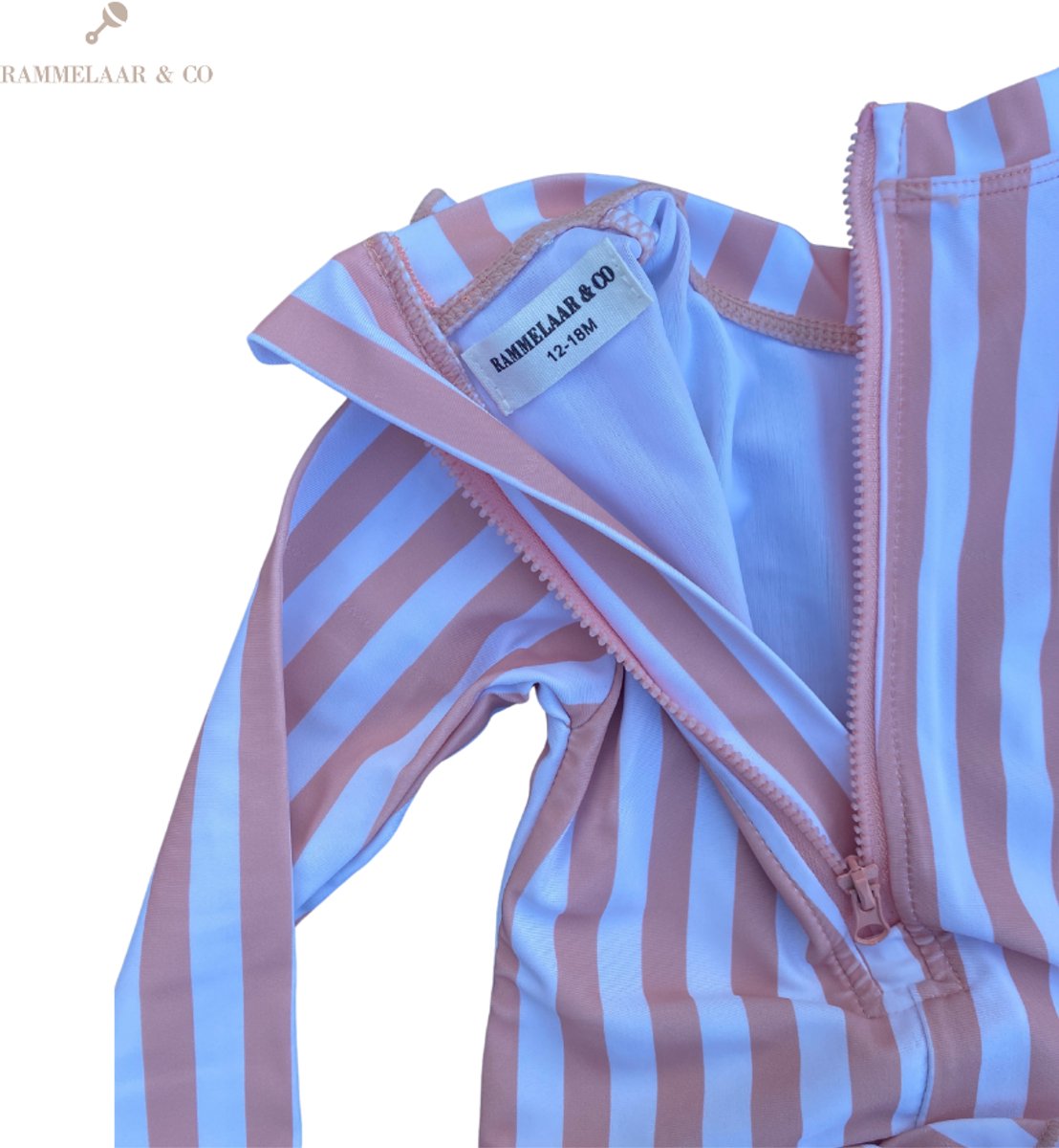 Rammelaar & Co UV - Badpak Soft Stripes - Badpak Meisjes — afbeelding 4