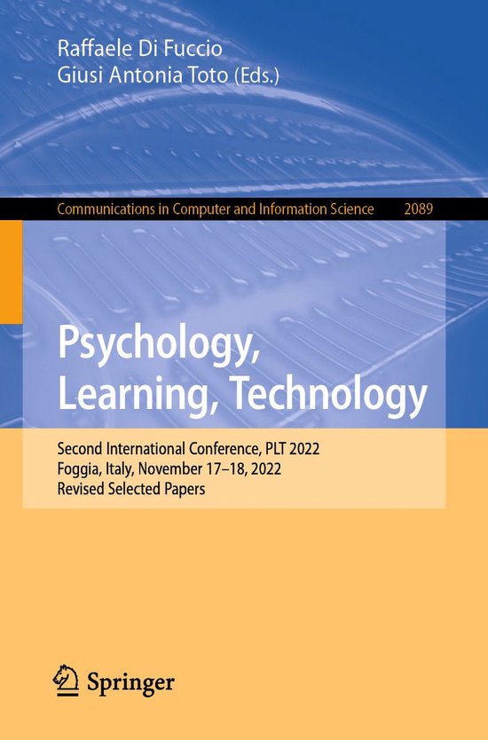 Springer Nature Proceedings Computer Science - Psychology, L ... - cover