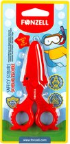 Fonzell veiligheidsschaar - Kinderschaar - 11,5 cm - Rood