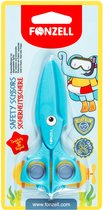 Fonzell veiligheidsschaar - Kinderschaar - 12 cm - Blauw