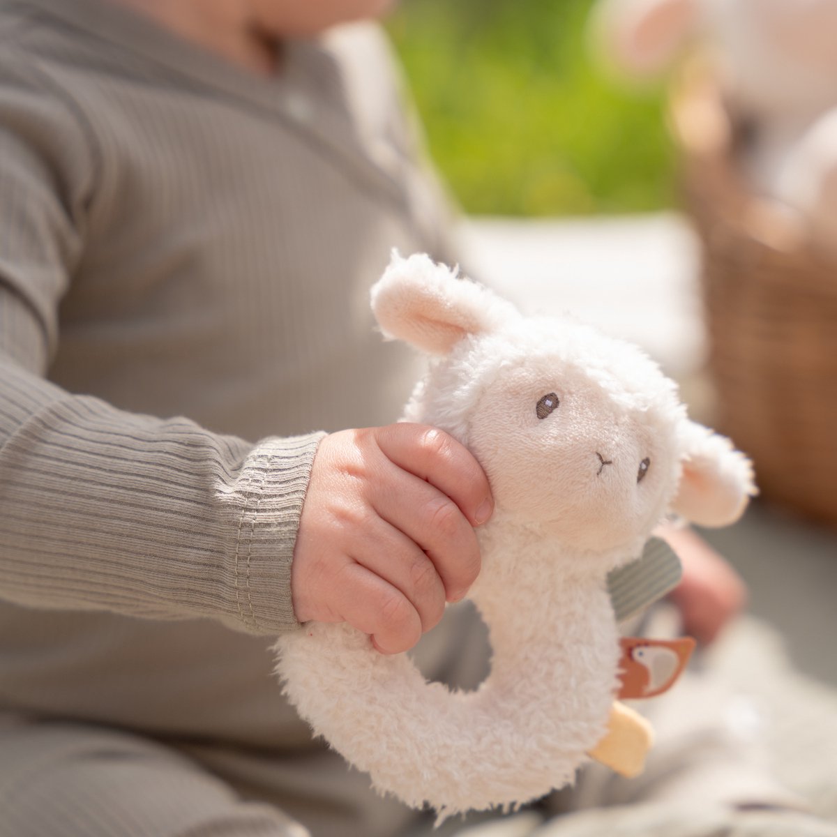 Little Dutch - Rammelaar Schaap - Little Farm - baby speelgoed — afbeelding 6