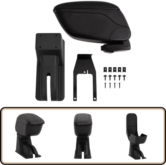 YJYWZH Armsteun compatibel met Renault Captur Kaptur 2014-2018 Armsteun Auto Consoles Armsteun Opbergdoos met Bekerhouder Interieur