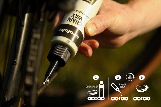 Airolube Chain Wax - Natuurlijke Ketting Wax - Ketting Smeermiddel Fiets - Smeermiddel Fietsketting - Deze plantaardige kettingwax is het alternatief voor Squirt Lube - 100 ml van Merkloos — afbeelding 3