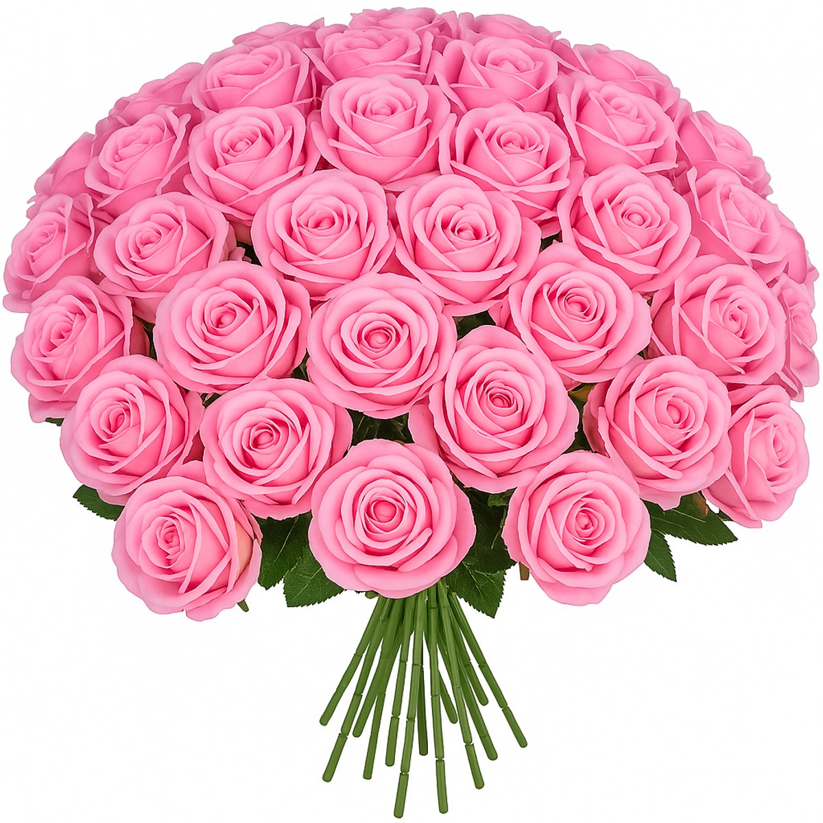 ROSIFY Kunstbloemen - Nepbloemen - Kunstrozen - Zijden Bloemen - Eeuwige Rozen - Set van 25 Kunstrozen - 50cm - Roze