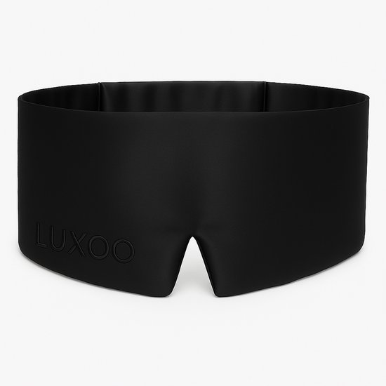 Luxoo Zijden Slaapmasker – 100% Verduisterend & Anti-Rimpel – Ultiem Comfort voor Vrouwen, Mannen & Kinderen – Zijdezacht, Ademend & Hypoallergeen – Perfect voor Zijslapers & Reizen