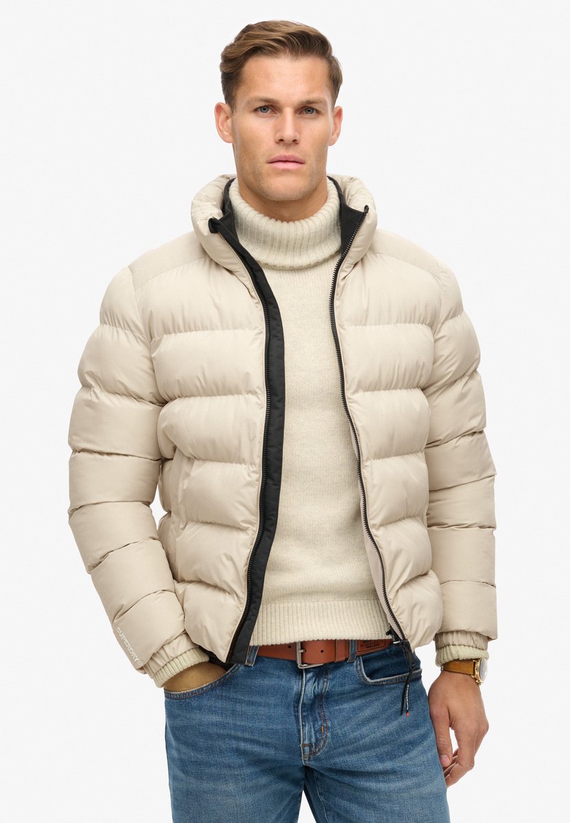 Superdry Sports pufferjas Heren Gewatteerde jassen Grijs