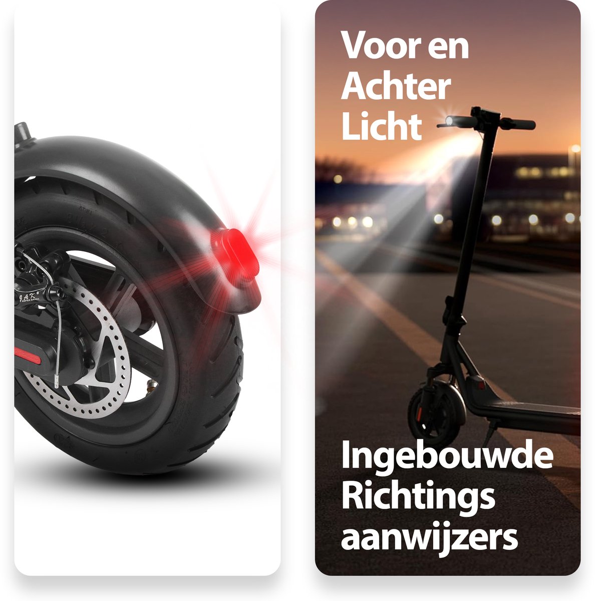 Afbeelding 3 van Elektrische Step - Phreeze E-Step Plus - 350W - 25KM Actieradius - Opvouwbaar - Lekvrije Banden 8,5 Inch - Voorvering