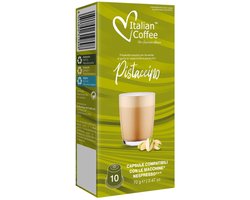 Italian Coffee Pistache Cappuccino - Nespresso compatibele koffie capsules - 10 stuks