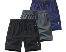 Nivard Tennisbroek Heren - Tennisshort - Tenniskleding - Padelbroek - Padel - Gym - Short - 3 Pcs - Gemengd - XXL