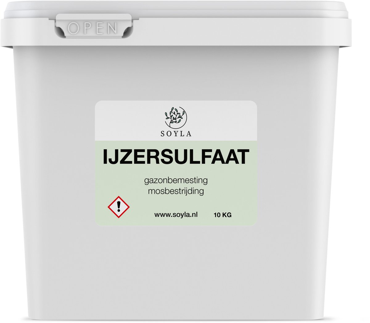 IJzersulfaat - 10 KG - 500 m2 - IJzersulfaat Voor Gazon - Anti Mos Gazon - Mos Verwijderaar - Mos Bestrijding Gazon - Gazon Mest