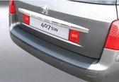 RGM ABS Achterbumper beschermlijst passend voor Peugeot 407 SW 2009- Zwart