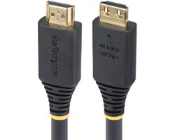 StarTech.com 6,1m High Speed HDMI Kabel met Grip Connectors, 4K 60Hz/1440p 144Hz, HDR10/HDCP 2.2/ARC, 18Gbps, UHD HDMI Kabel voor TV/Monitor/Display, TPE Mantel