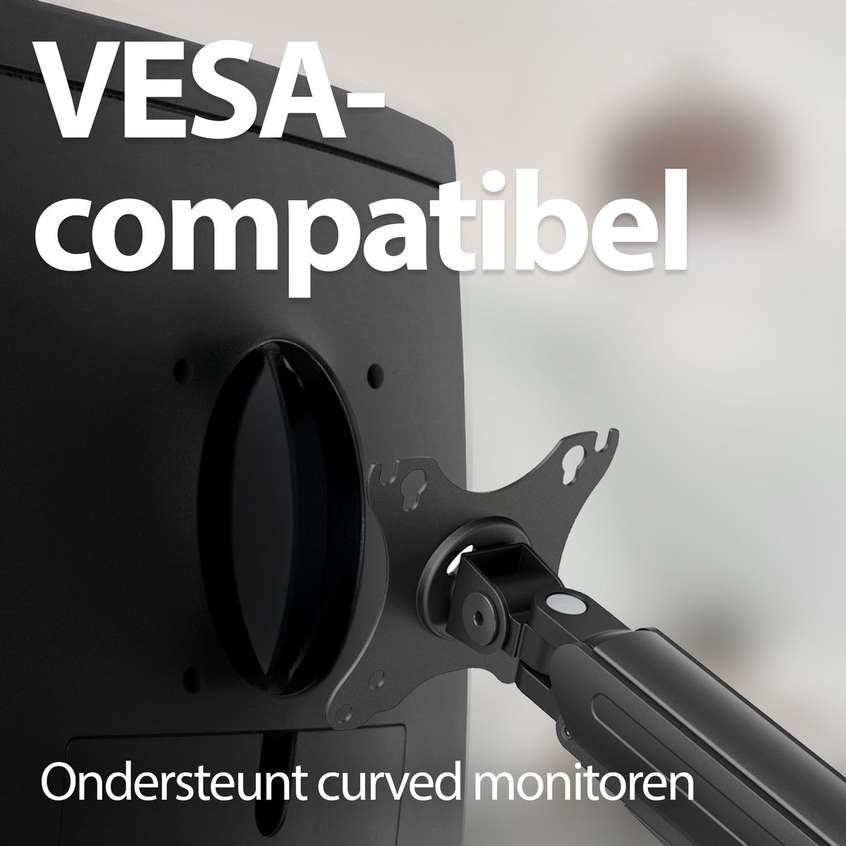 Enkele Monitor Bureau Mount met Gasveer Lange Arm Monitor Stand Mount voor 15 27 Schermen Hoogte Verstelbare VESA Beugel Wandmontage Monitor Stand