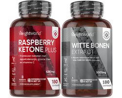 WeightWorld Raspberry Ketone Plus & Witte Bonen Extract - Voordeelverpakking