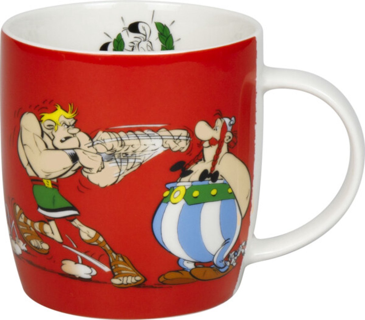 Porseleinen mok - Asterix en Obelix - De bokswedstrijd