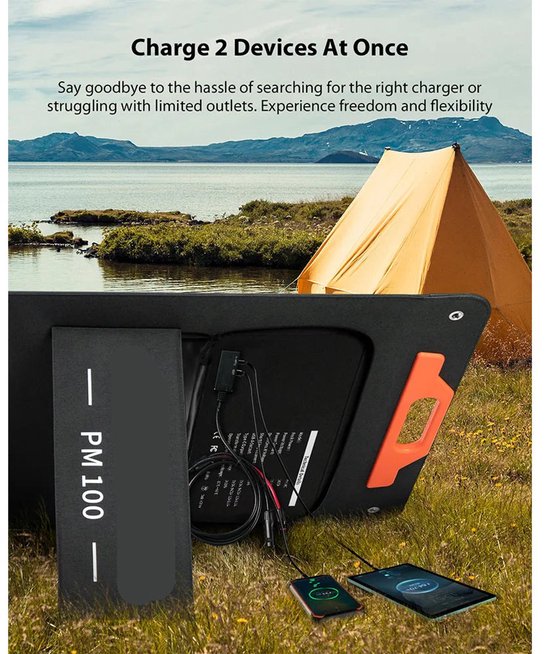 FlexSolar Draagbare oplader voor zonnepaneel, 15 W (5,5 V/2,8 A max), IP67 waterdichte zonnepanelen, opvouwbaar, met USB-poort, compatibel met iPhone XS/X/8/7, iPad, Samsung voor buiten FlexSolar Draagbare oplader voor zonnepaneel, 15 W (5,5 V/2,8 A max), IP67 waterdichte zonnepanelen, opvouwbaar, met USB-poort, compatibel met iPhone XS/X/8/7, iPad, Samsung voor buiten
