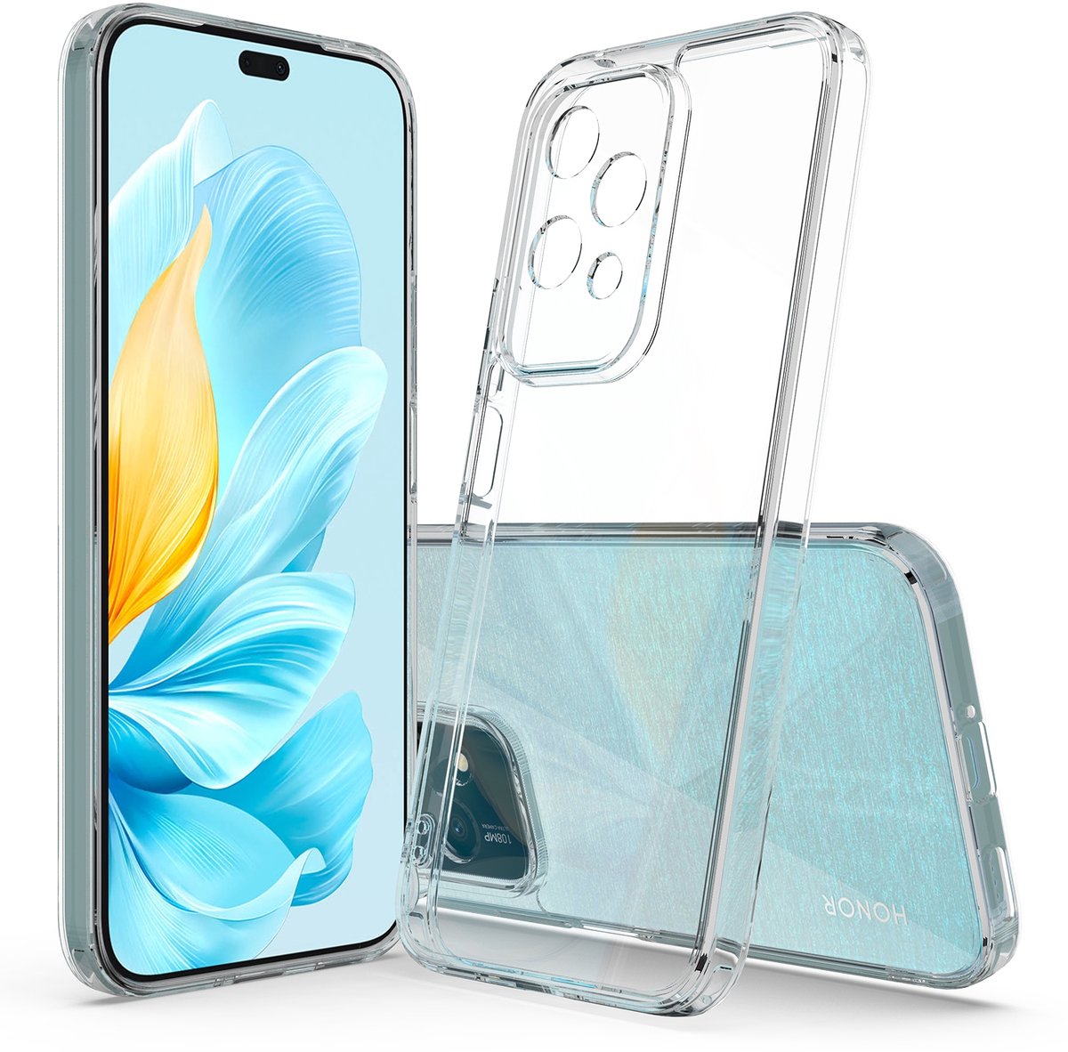 Hoesje geschikt voor HONOR 200 Lite - Phonesta Scratchproof Back Cover - Transparant