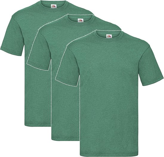 3 Pack Fruit van de Loom Kinderen Jongens Waardegewicht T-Shirt Geel 14-15 Jaar