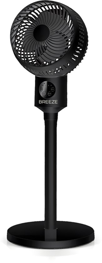 Breeze Ventilator - Extra Stil - Extra Krachtig - Statiefventilator - Ventilator Staand