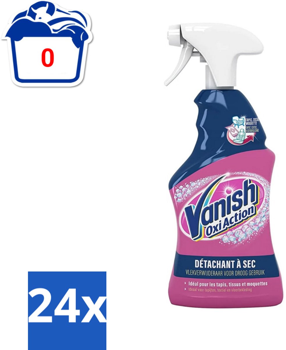 Vanish Oxi Action - Vlekkenverwijderaar Spray - Voor Tapijt. Textiel & Vloerbekleding - 500 ml - Voordeelverpakking - 2 stuks