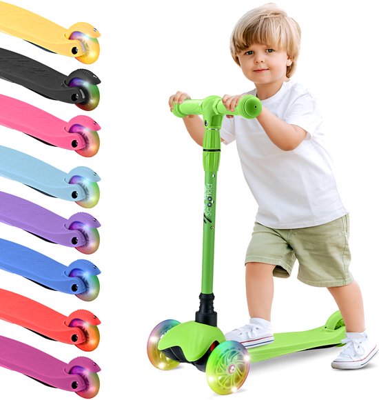 Hurtle Step 3 Wielen voor Kinderen - Opvouwbare Kinderstep