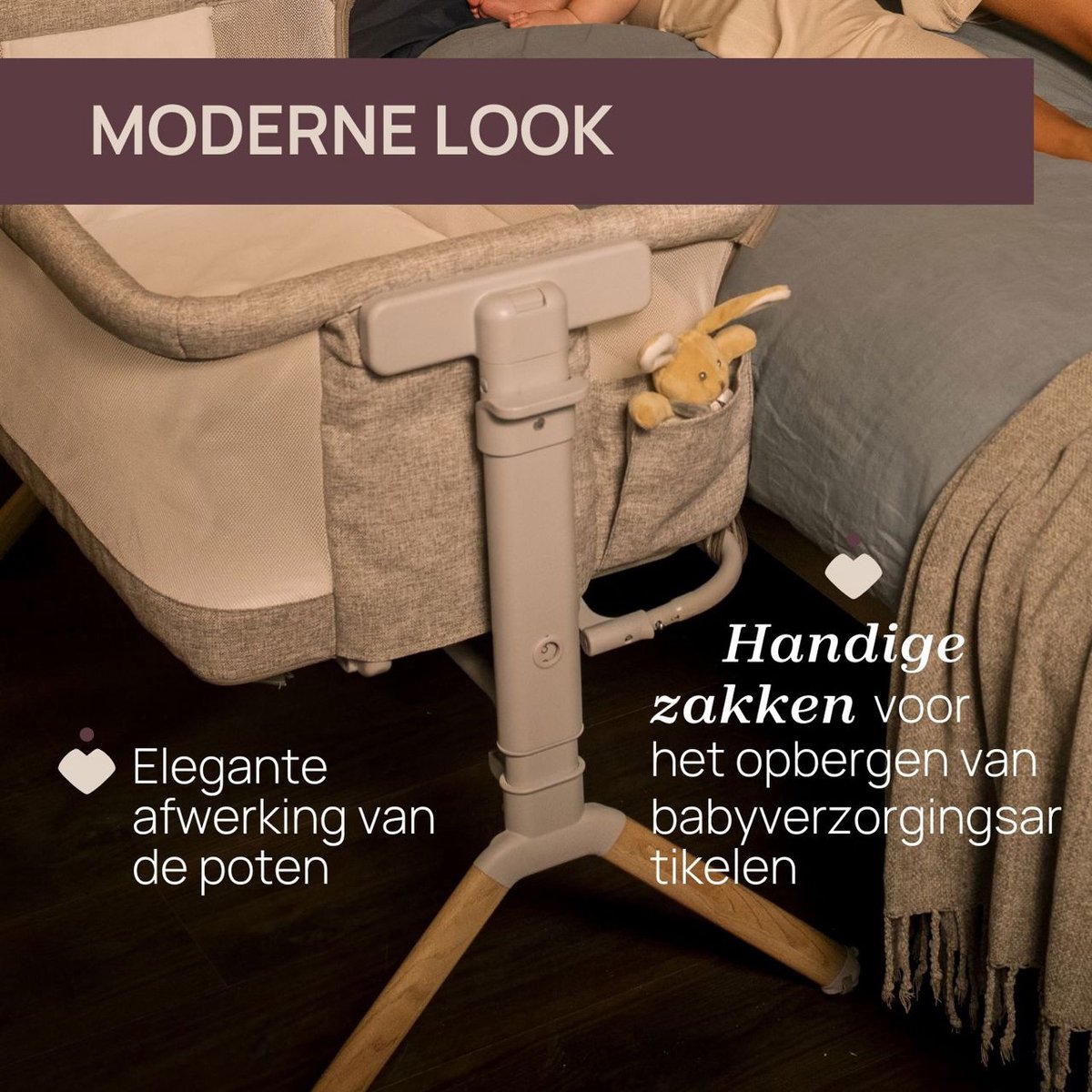 Chicco Armonia Next2Me Co-Sleeper - Scandinavian – foto 4