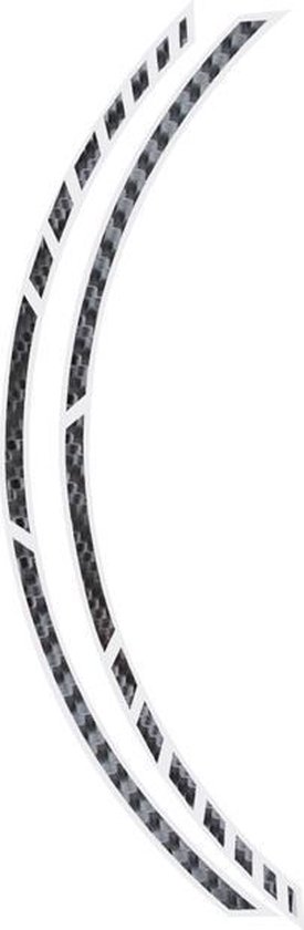 schaamte zak Zwaaien Foliatec PIN-Striping 'Racing' voor velgen Carbon-Structuur - Breedte =  7mm: 14x 41cm | bol.com