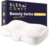 Bol.com Sleep Comfy Lotus Kussen: Anti-Veroudering & Anti-Rimpel Traagschuim Serie | HydraLuxe Slaapoplossing | Hyoluronzuur Gec... aanbieding