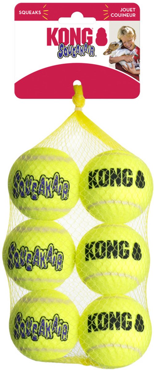 LG Kong Squeakair Ball - Hondenspeelgoed thumbnail 4
