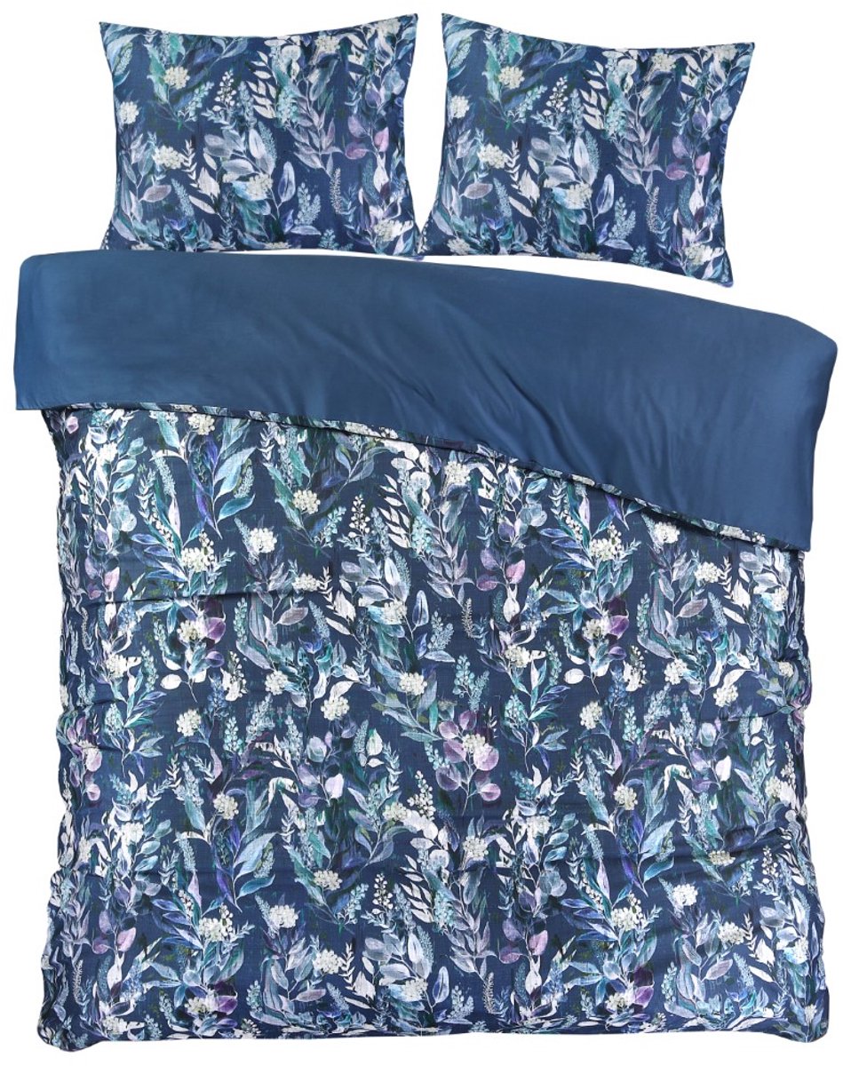 Papillon Hailey Dekbedovertrek - Lits-jumeaux - 240x200/220 cm - Blauw