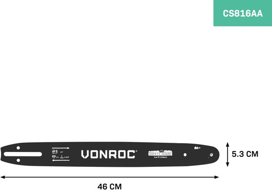 VONROC Zwaard - voor VONROC Kettingzaag CS507AC van VONROC — afbeelding 2