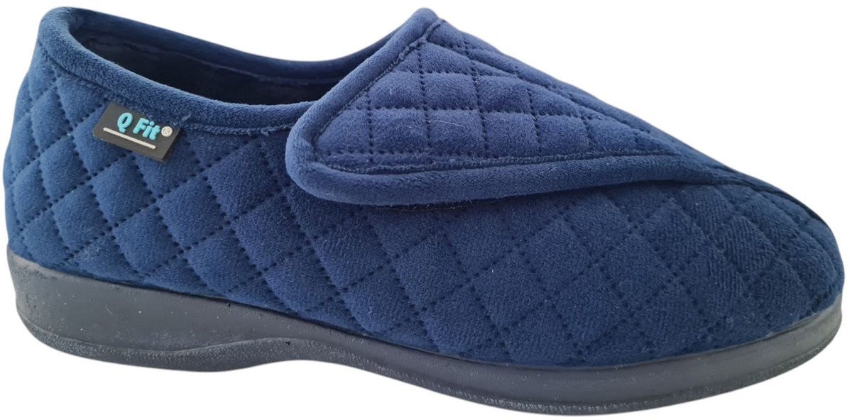 Q Fit Rebecca Dames Verbandpantoffels - Blauw - 39