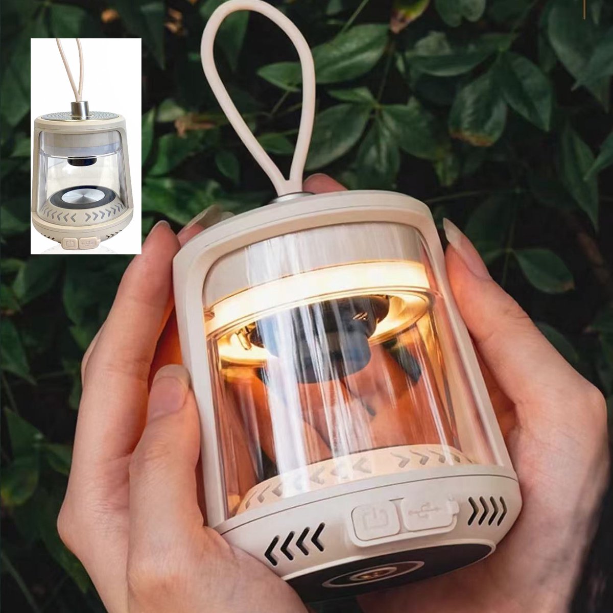 EXTSUD Campinglampe Outdoor, Campinglicht Aufladbar IP44 Camping Laterne Zeltlampe zum Aufhängen Einziehbar LED Zeltleuchte für Outdoor Camping Nacht