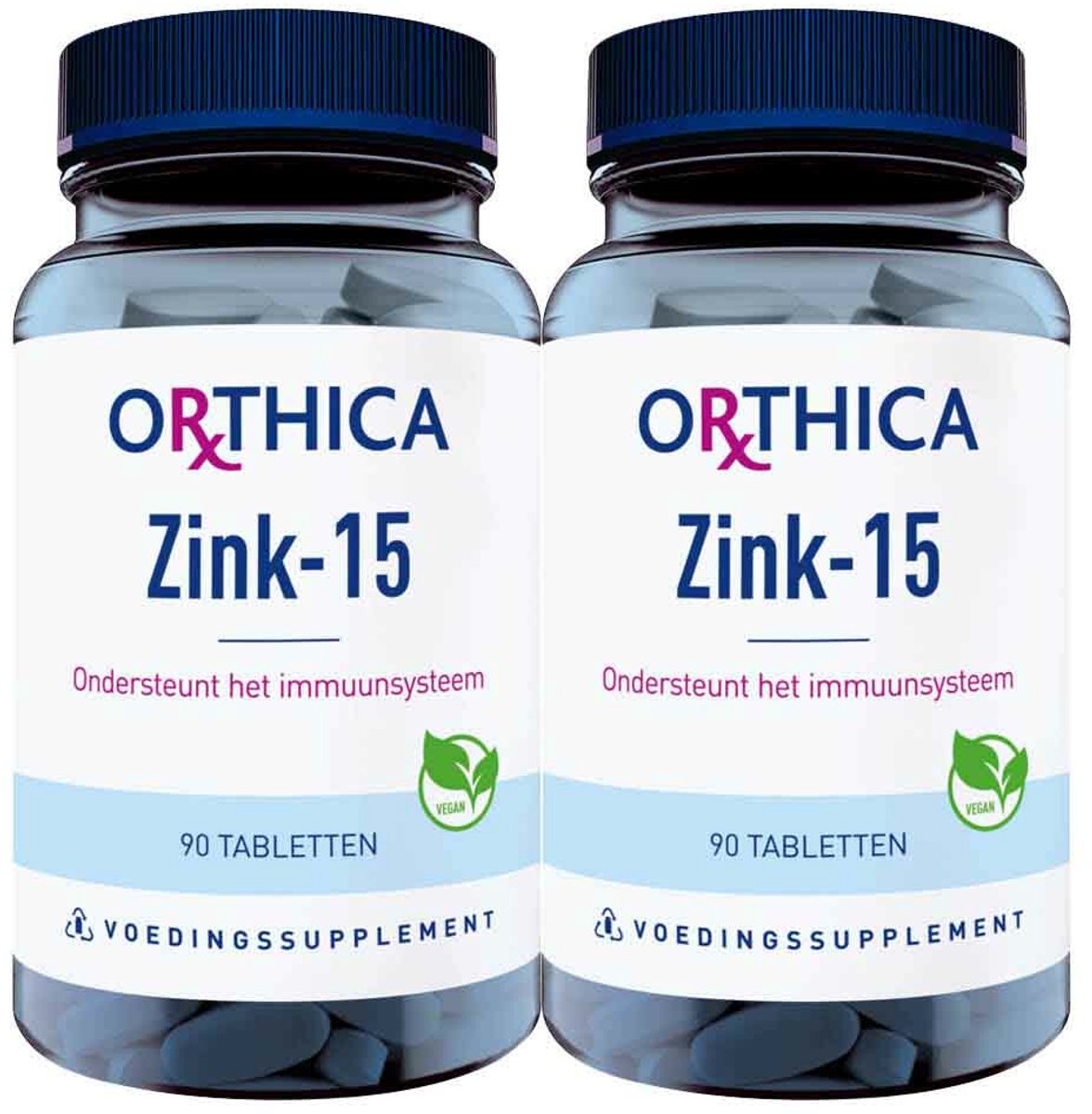 Goedkoopste 2x Orthica Zink 15 90 tabletten