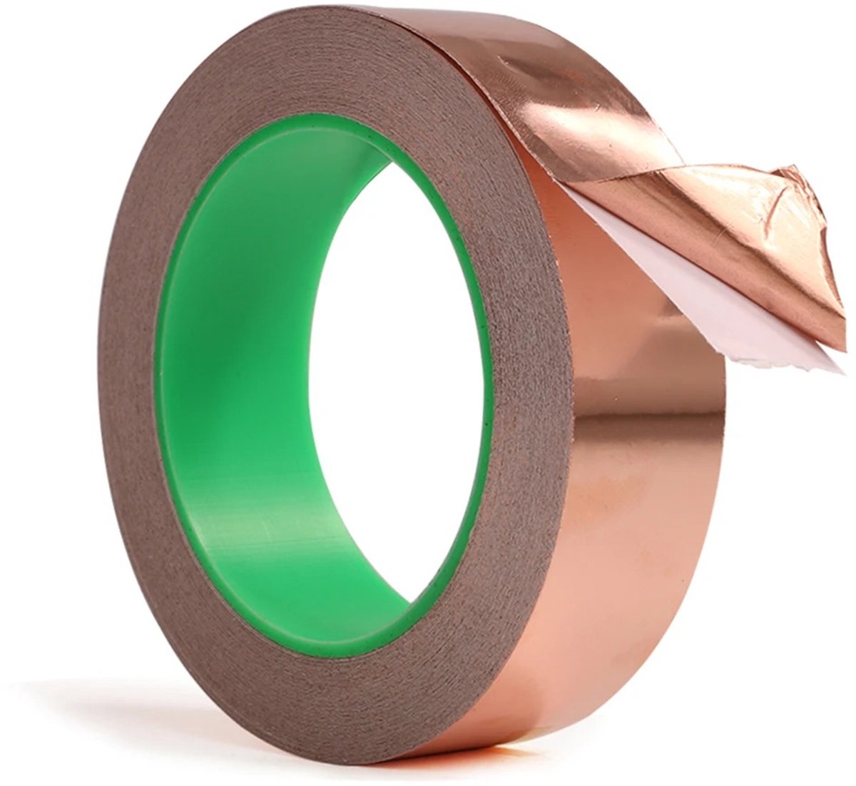 ​WiseGoods Premium Kopertape 20M - Geleidende Tape - EMI Afscherming - Anti Slakken - Alternatief Slakkenkorrels - Koperfolie 30mm