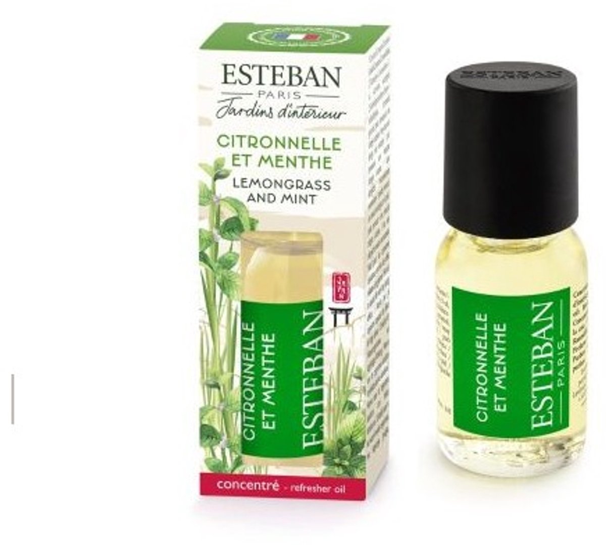 Esteban Citroengras en Munt Essentiele Geurolie- 15ml