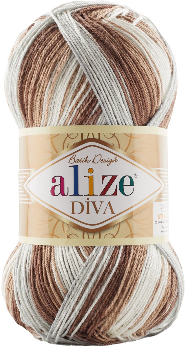 Alize Diva Batik 5742 Pakket 5 bollen