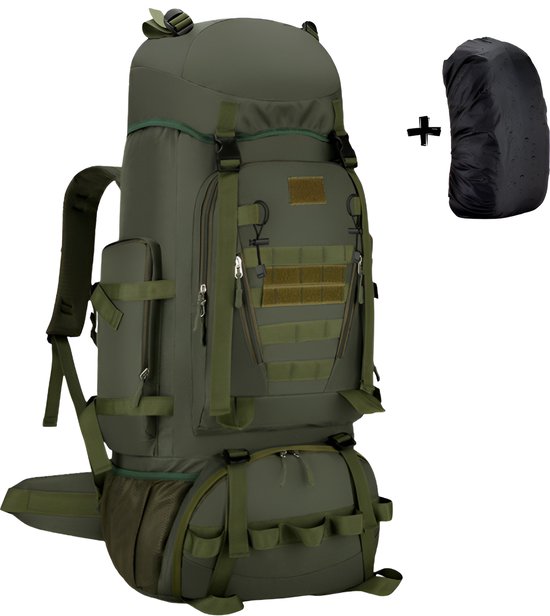 Sac à dos de randonnée imperméable 90L trekking et camping