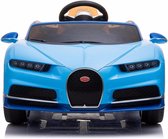 Elektrische Kinderauto Bugatti Chiron 12V met Afstandsbediening - Blauw